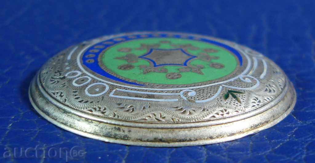 2864. Ασημένιο κάλυμμα σμάλτο για το ασήμι ρολόι τσέπης του 19ου αιώνα - 5 2864. Ασημένιο κάλυμμα σμάλτο για το ασήμι ρολόι τσέπης του 19ου αιώνα - 5