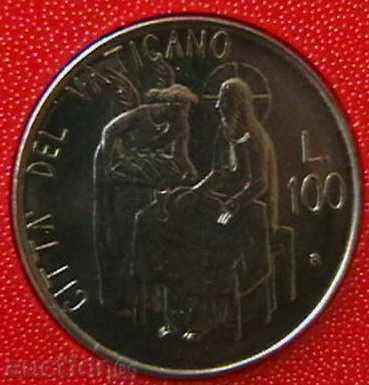 100 liras 1981 FAO, Vatican