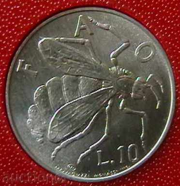 10 λίρες 1974 FAO, Σαν Μαρίνο