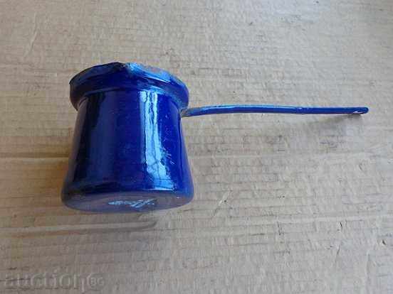 Old Bulgarian jesse with enamel, enameled bowl, coffee pot with price 17.00 BGN | € 8.69 Old Bulgarian jesse with enamel, enameled bowl, coffee pot with price 17.00 BGN | € 8.69