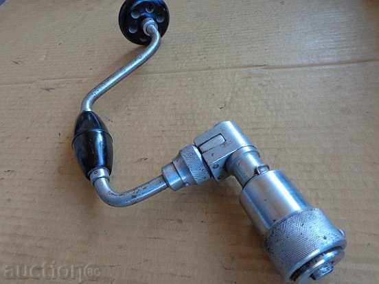 Old Soviet drill with ratchet, mat cap, drill, USSR - 5 Old Soviet drill with ratchet, mat cap, drill, USSR - 5
