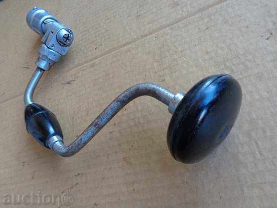 Old Soviet drill with ratchet, mat cap, drill, USSR - 7 Old Soviet drill with ratchet, mat cap, drill, USSR - 7