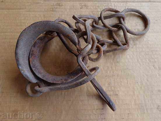 Auction Hand forged beads, pangs, chains, handcuffs Auction Hand forged beads, pangs, chains, handcuffs