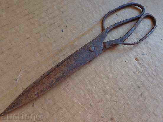 Old forged scissors, knife, wrought iron with price 30.00 BGN | € 15.34 Old forged scissors, knife, wrought iron with price 30.00 BGN | € 15.34