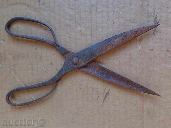 Delivery of Old forged scissors, knife, wrought iron Delivery of Old forged scissors, knife, wrought iron