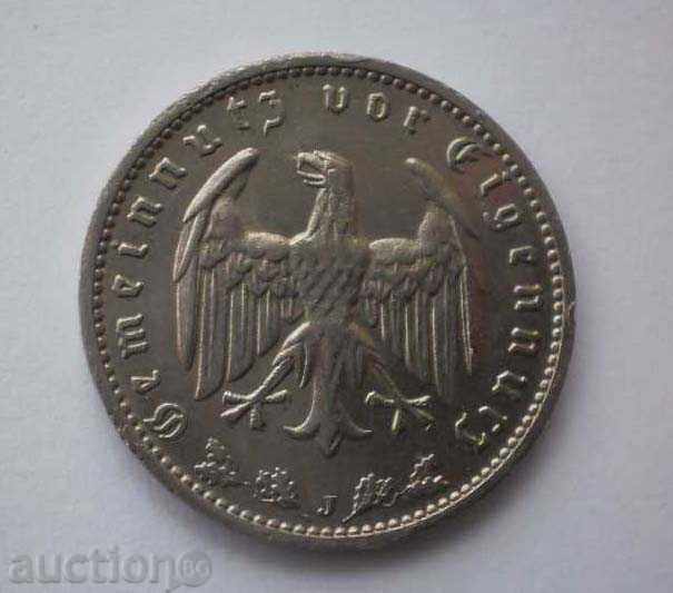 Германия III Райх 1 Марka 1934 J Рядка Монета с цена € 16.36 | 32.00 лв.