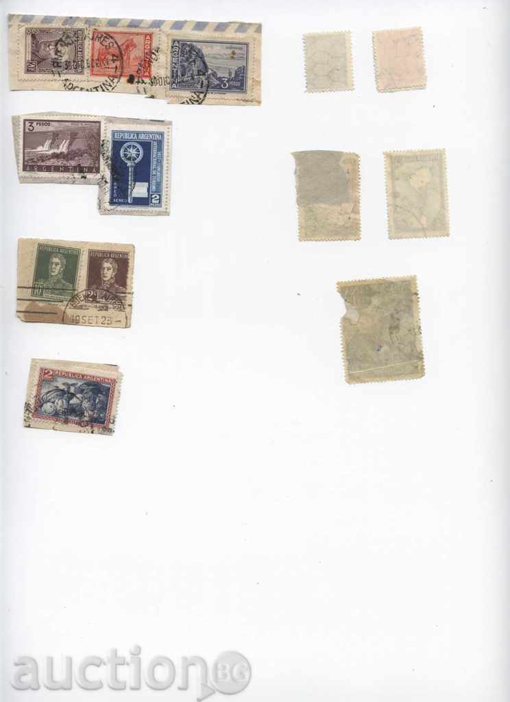 Αργεντινή - Lot ταξίδεψε μάρκες με τιμή 5.00 BGN | € 2.56 Αργεντινή - Lot ταξίδεψε μάρκες με τιμή 5.00 BGN | € 2.56