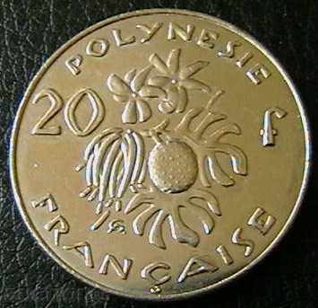 20 franca 2003, French Polynesia