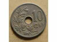 10 centimes 1905 Belgium-French legend