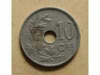 10 centimeters 1929 Belgium-French legend №2