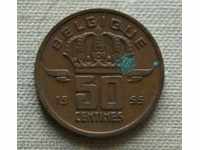 50 centimes 1955 Belgium - French legend