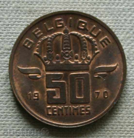 50 centimes 1970 Belgium -French.Legend UNC
