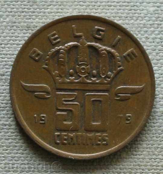 50 centimes 1979 Belgium - Dutch legend