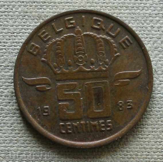50 centimes 1983 Belgium - a French legend