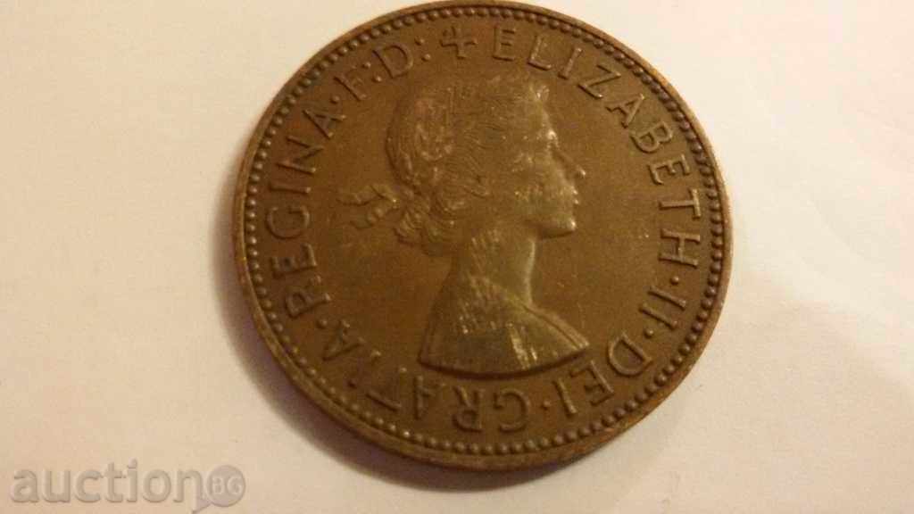 Auction HALF PENNY 1956 Auction HALF PENNY 1956