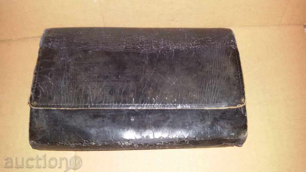 old leather wallet