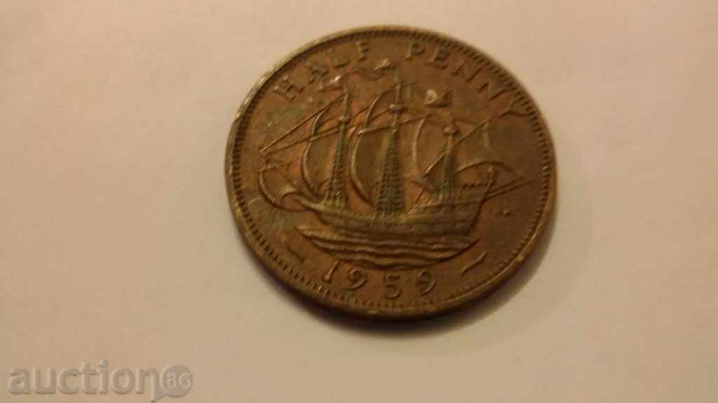 half penny 1959