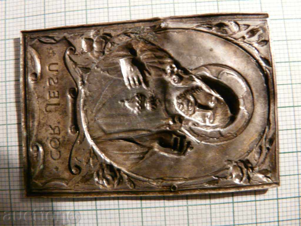 Auction  old silver icon-19c.