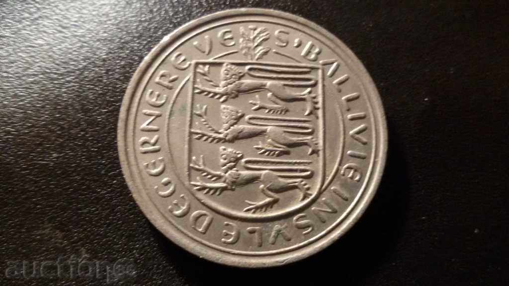 10 NEW PENCE 1968 Guernsey with price 8.00 BGN | € 4.09