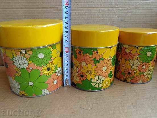 Lot of Romanian tin boxes, box, toy with price 25.00 BGN | € 12.78