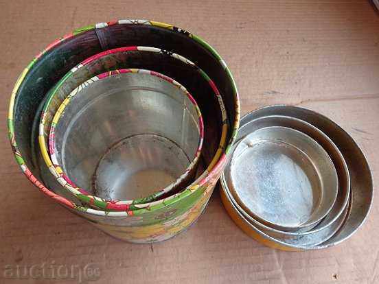 Lot of Romanian tin boxes, box, toy - 5