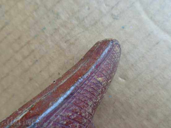 Delivery of Leather case for an old luxury pipe with amber Delivery of Leather case for an old luxury pipe with amber