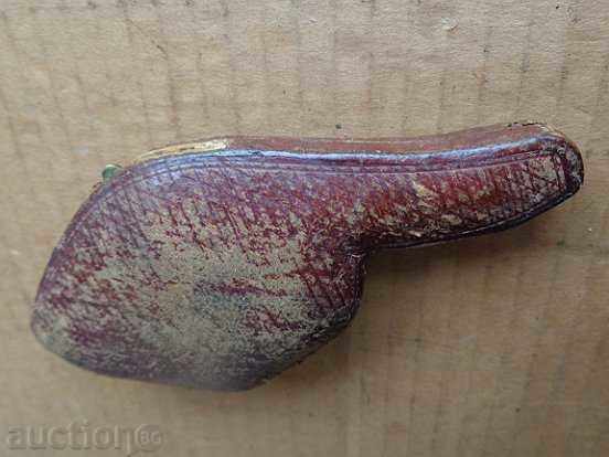 Leather case for an old luxury pipe with amber - 5 Leather case for an old luxury pipe with amber - 5