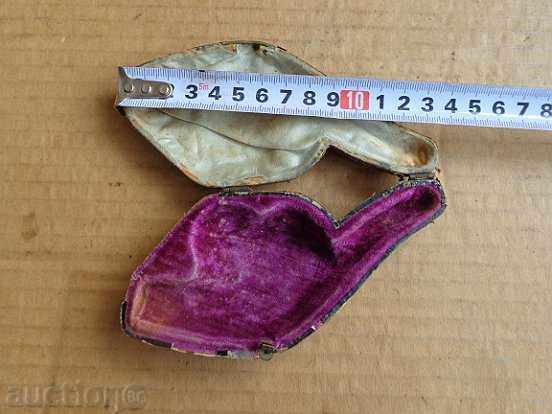 Leather case for an old luxury pipe with amber - 6 Leather case for an old luxury pipe with amber - 6