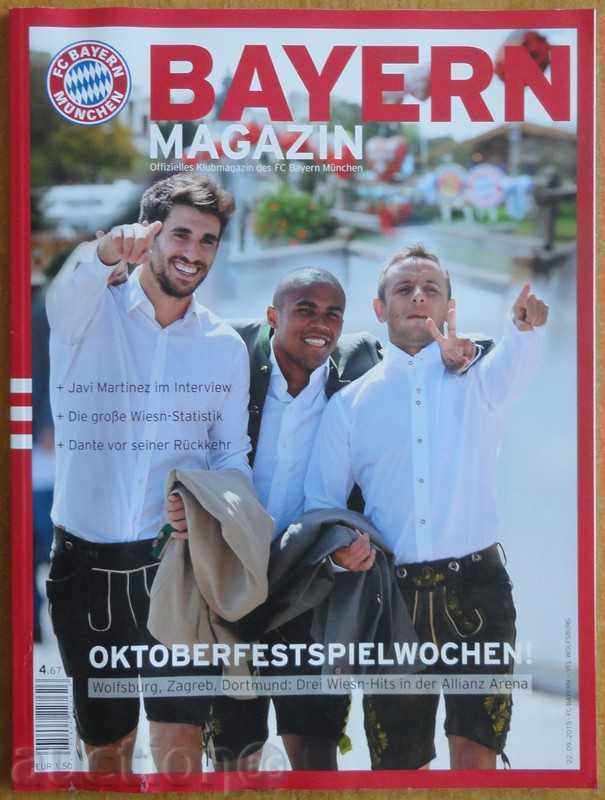 Revista oficială de fotbal Bayern (München), 22.09.2015