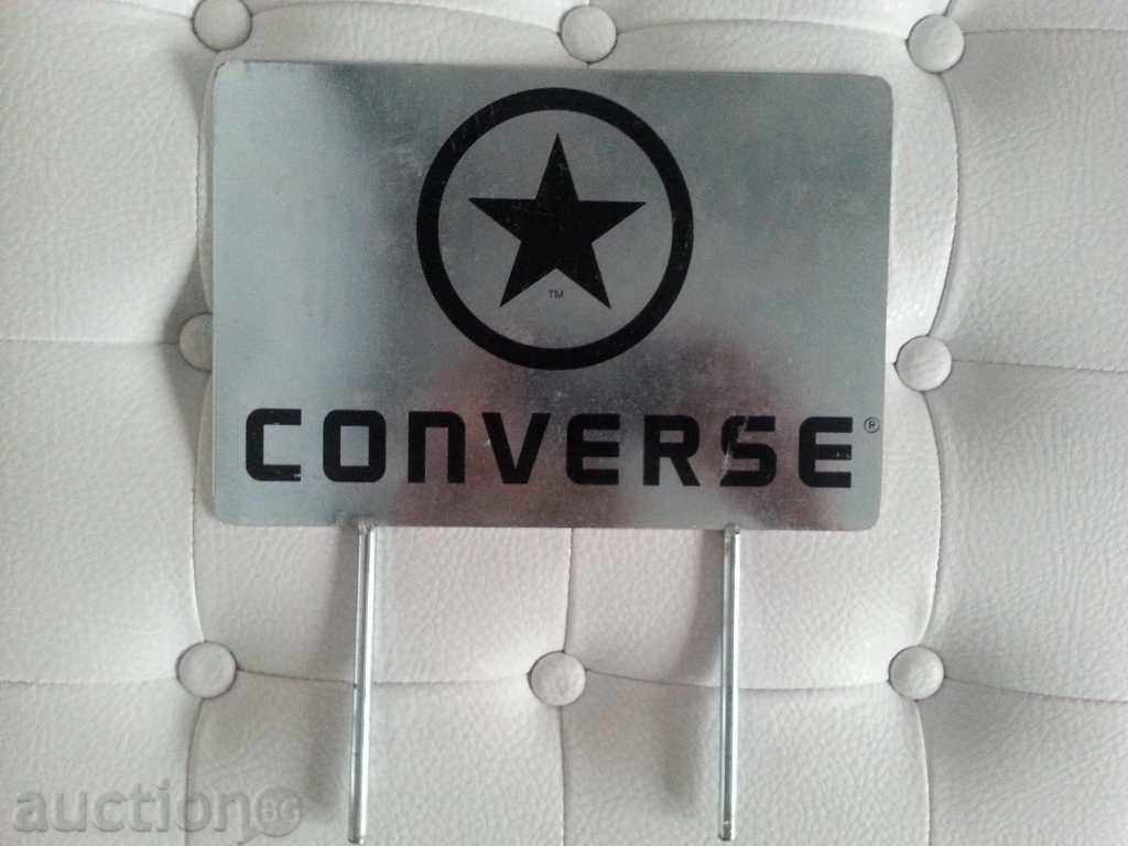 Collecting Advertising Metal Sign CONVERSE