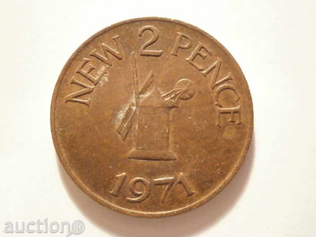 Delivery of NEW 2 PENCE 1971 Guernsey