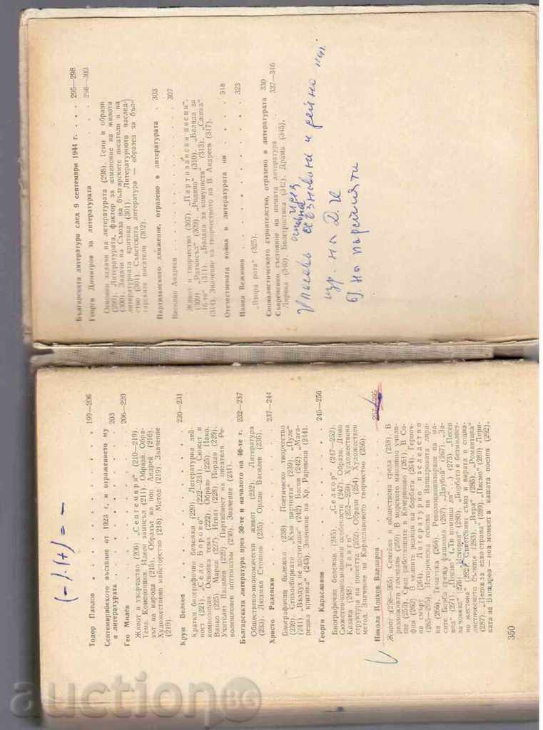 Delivery of LITERATURE (Textbook for the 11th grade of OTPU) - 1961