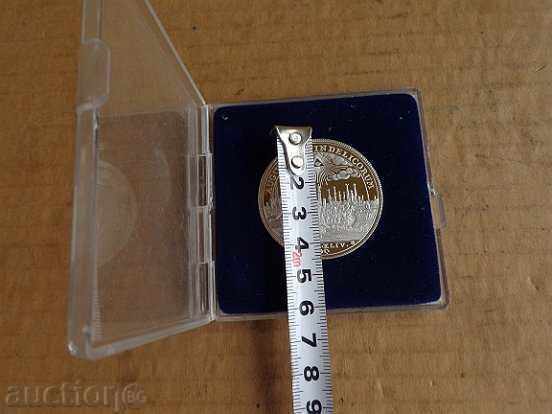 Silver German taler reprint 1977, coin, silver - 5 Silver German taler reprint 1977, coin, silver - 5