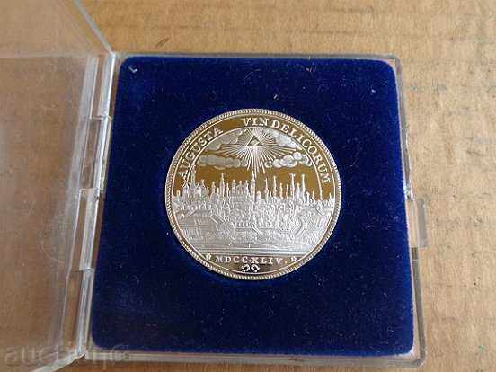 Silver German taler reprint 1977, coin, silver - 7 Silver German taler reprint 1977, coin, silver - 7