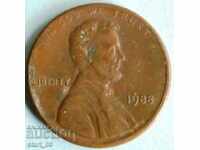 1 цент САЩ 1988г.