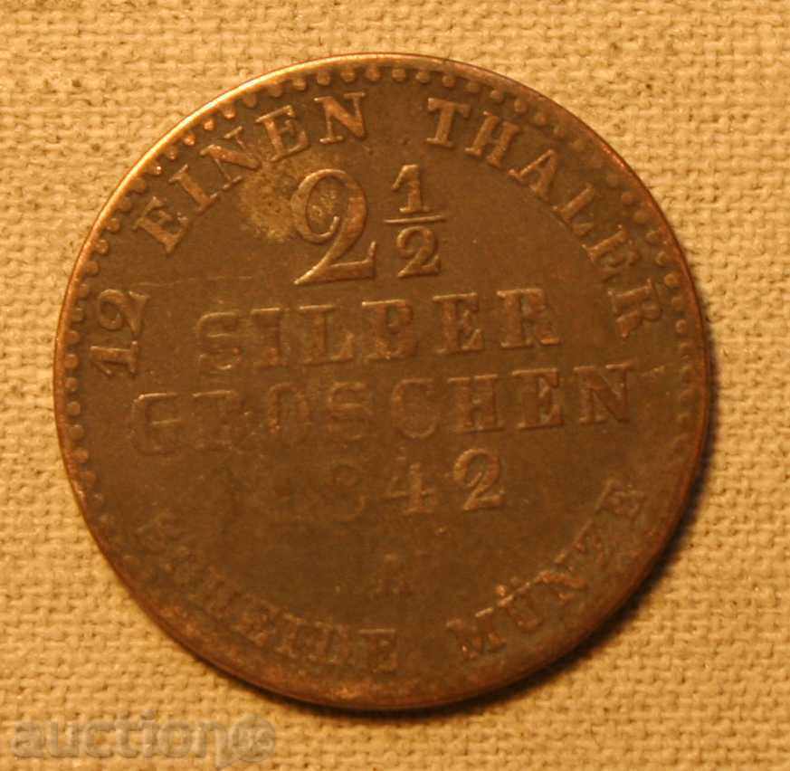 2 ,5  гошен 1842 А   Прусия-Германия