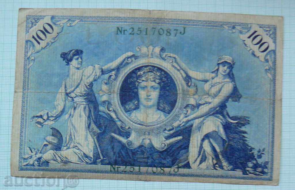 100 marks 1908 Germany with price 6.00 BGN | € 3.07 100 marks 1908 Germany with price 6.00 BGN | € 3.07