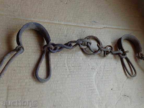 Hand forged beads, pangs, chains, handcuffs - 6