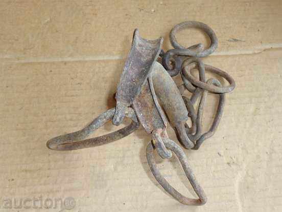 Hand forged beads, pangs, chains, handcuffs - 7