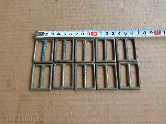 Lot of bronze buckles of belt, belt with price 62.00 BGN | € 31.70 Lot of bronze buckles of belt, belt with price 62.00 BGN | € 31.70