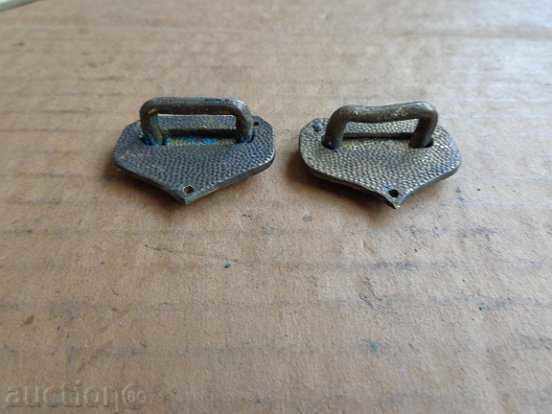 Bronzovi zakopchalki kobur za pistolet Luger, Walther, Mauser - 5 Bronzovi zakopchalki kobur za pistolet Luger, Walther, Mauser - 5