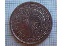 50 pfennigs 1928 E Γερμανία