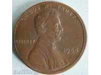 1 цент САЩ 1984г.