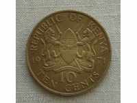 10 цента 1971 Кения