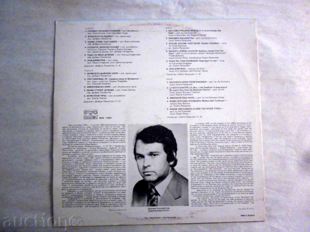 ANSAMBLE FOR PEOPLE'S SONGS AND DANCES SHUMEN WATER - 11021 with price 24.99 BGN | € 12.78