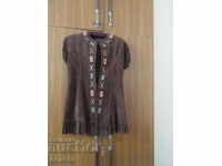 ORIGINAL ȘI FRUMOS VESTĂ DIN VELUR CU FRANJURI
