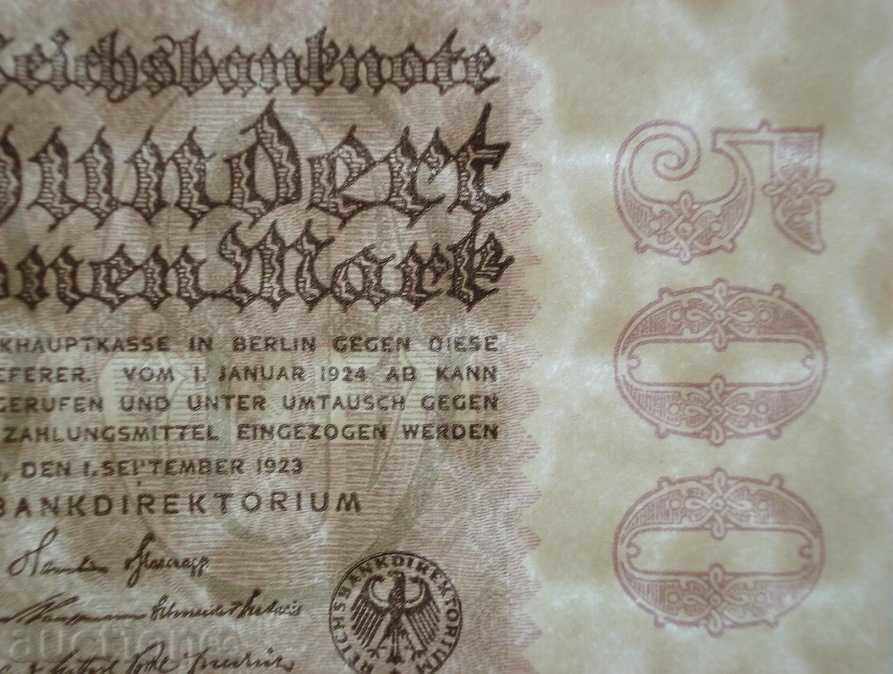 (500 000 marks 01.09.1923 UNC • • • •) with price 9.50 BGN | € 4.86