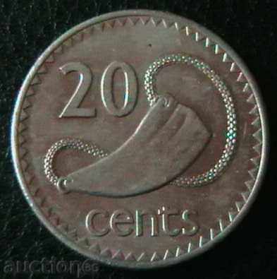 20 σεντς 1987 Φίτζι