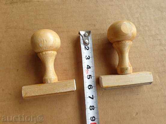 Lot of two old wet prints, stamp - 5 Lot of two old wet prints, stamp - 5