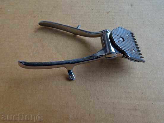 Δημοπρασία Παλιά γερμανική μηχανές χειροκίνητη μηχανή, ξυράφι